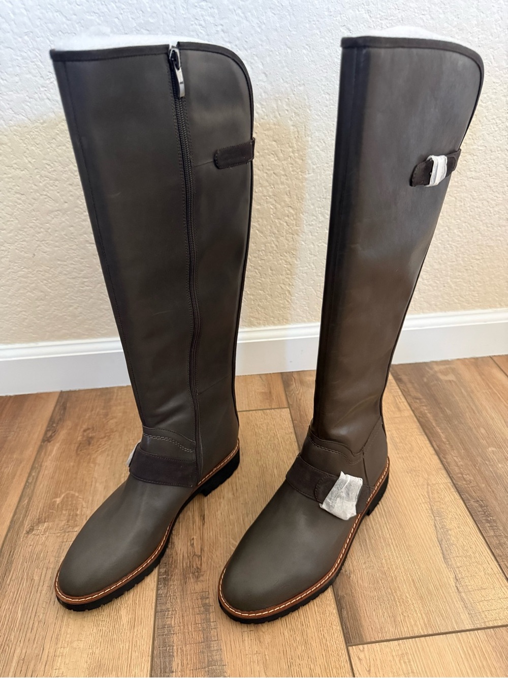 Franco Sarto L-Cutler knee high boot, brown 8.5M, NWT